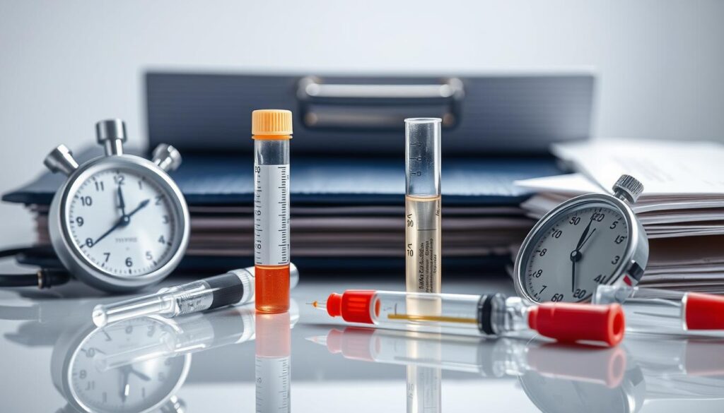 TSH and free hormone test components