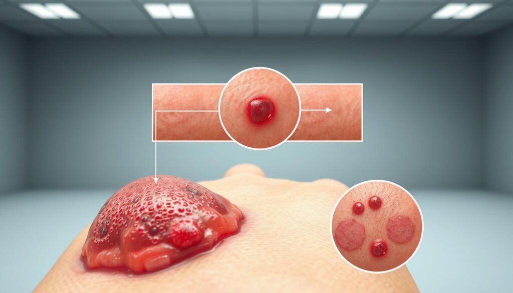 skin reaction indicators